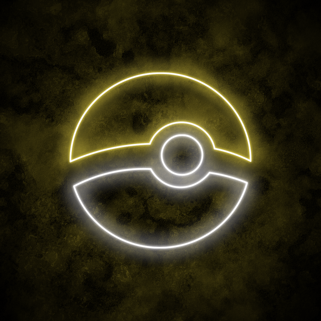 "Poké Ball" Neon Sign