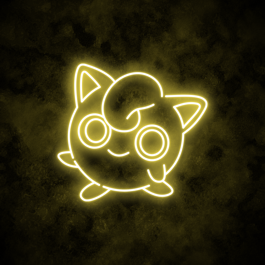 "Jigglypuff" Neon Sign