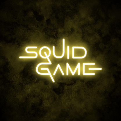 "Squid Game" Neon Sign