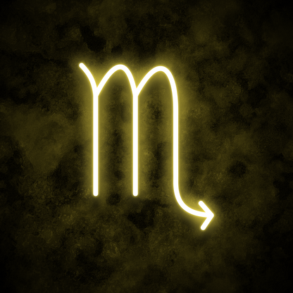 "Scorpio" Neon Sign