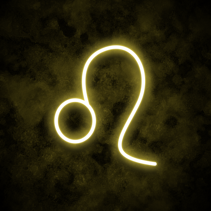 "Leo" Neon Sign