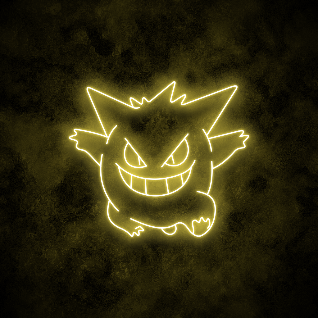 "Gengar" Neon Sign
