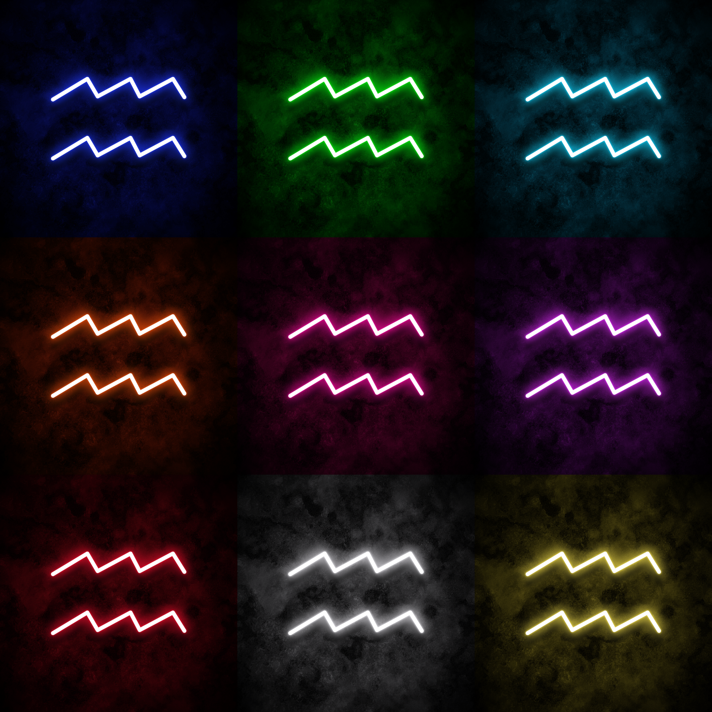 "Aquarius" Neon Sign