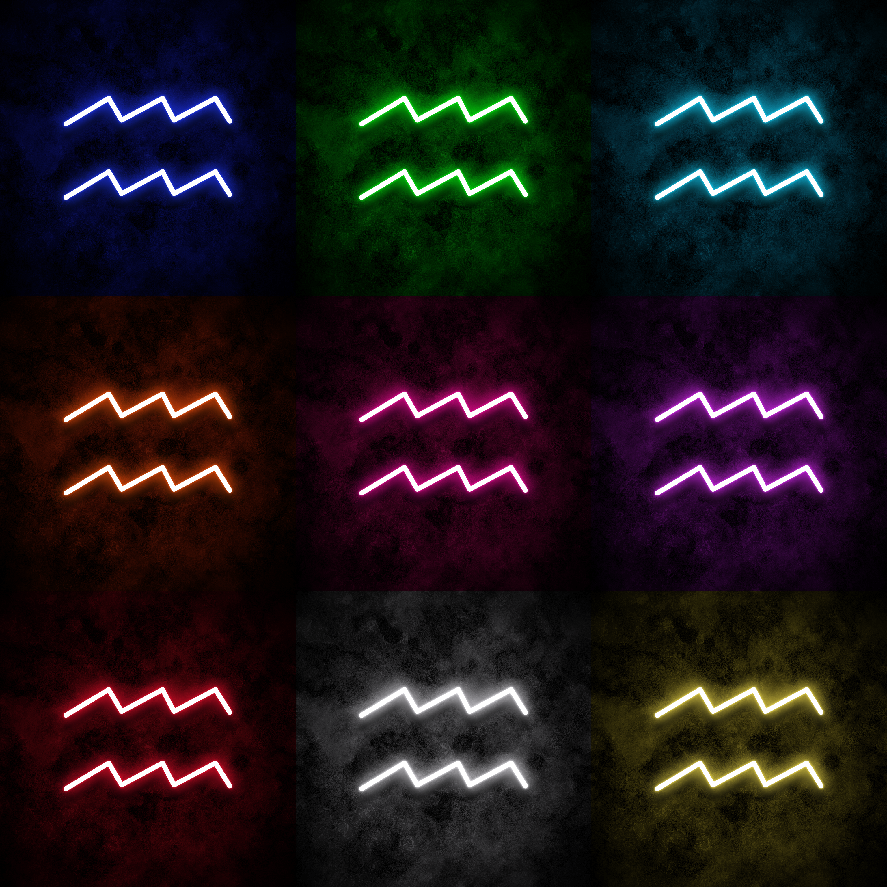 "Aquarius" Neon Sign