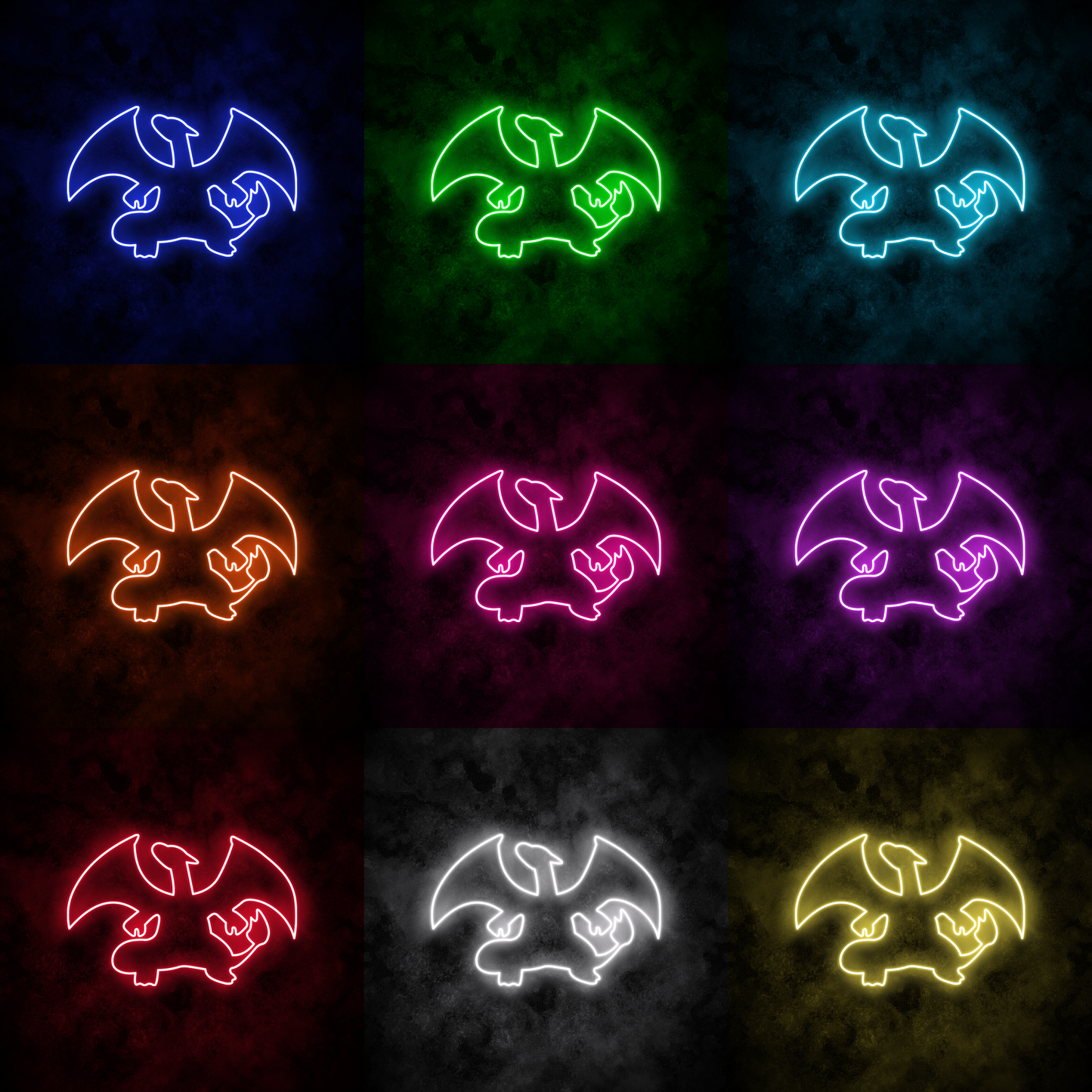 "Charizard" Neon Sign