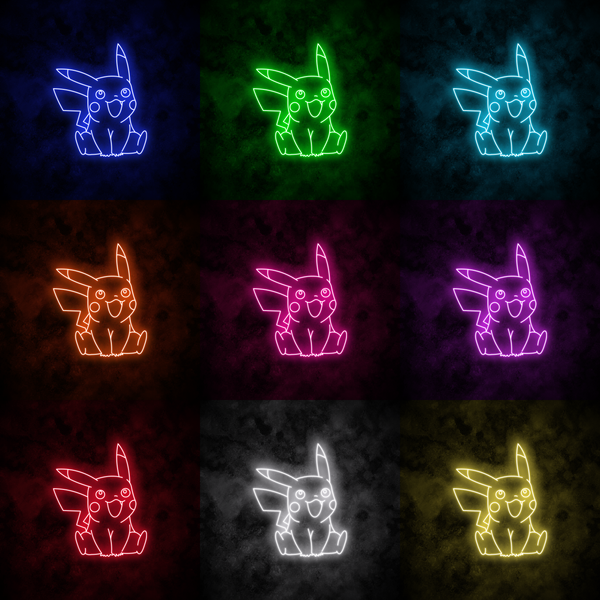 "Pikachu" Neon Sign