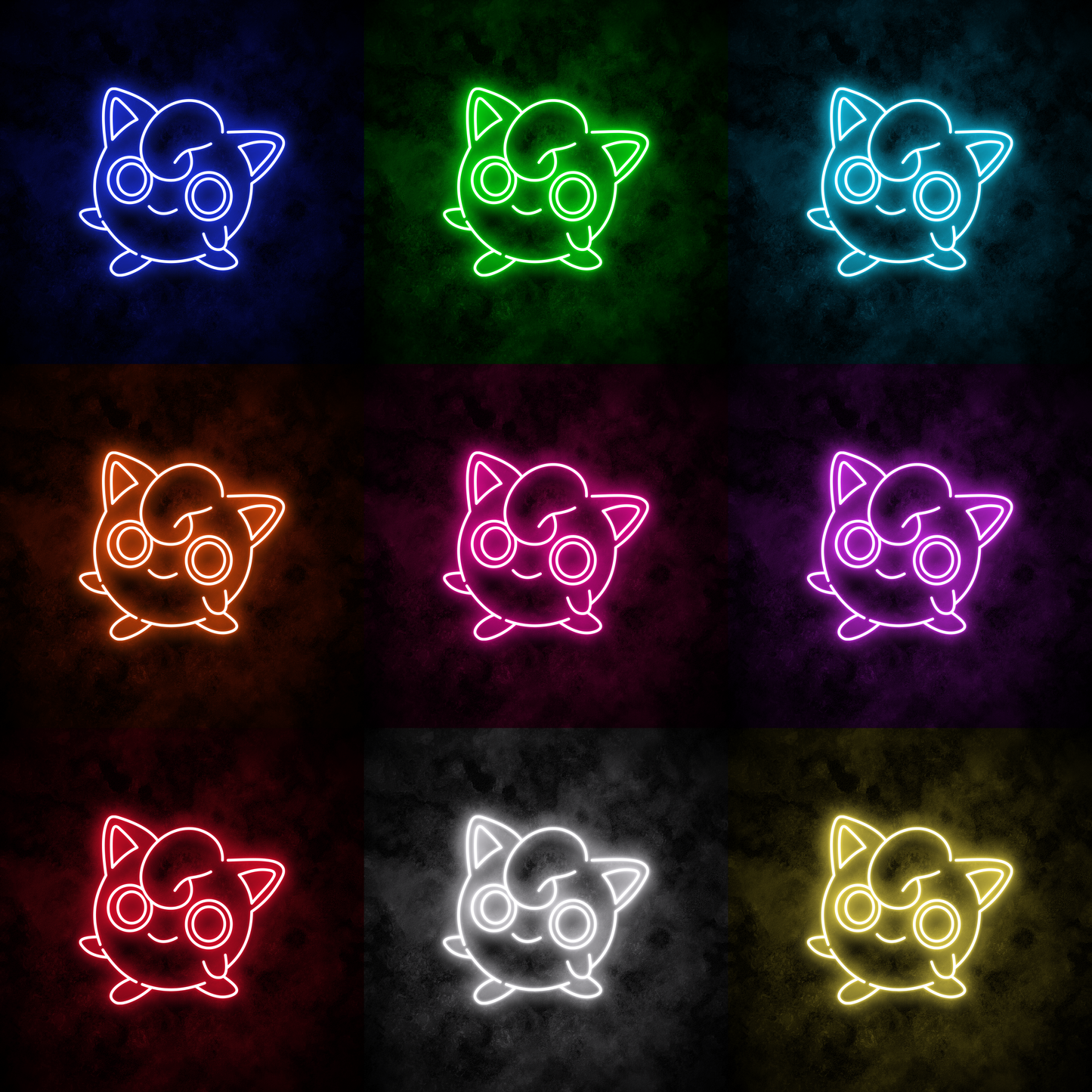 "Jigglypuff" Neon Sign