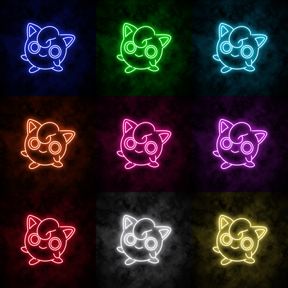 "Jigglypuff" Neon Sign