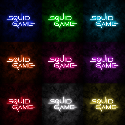 "Squid Game" Neon Sign