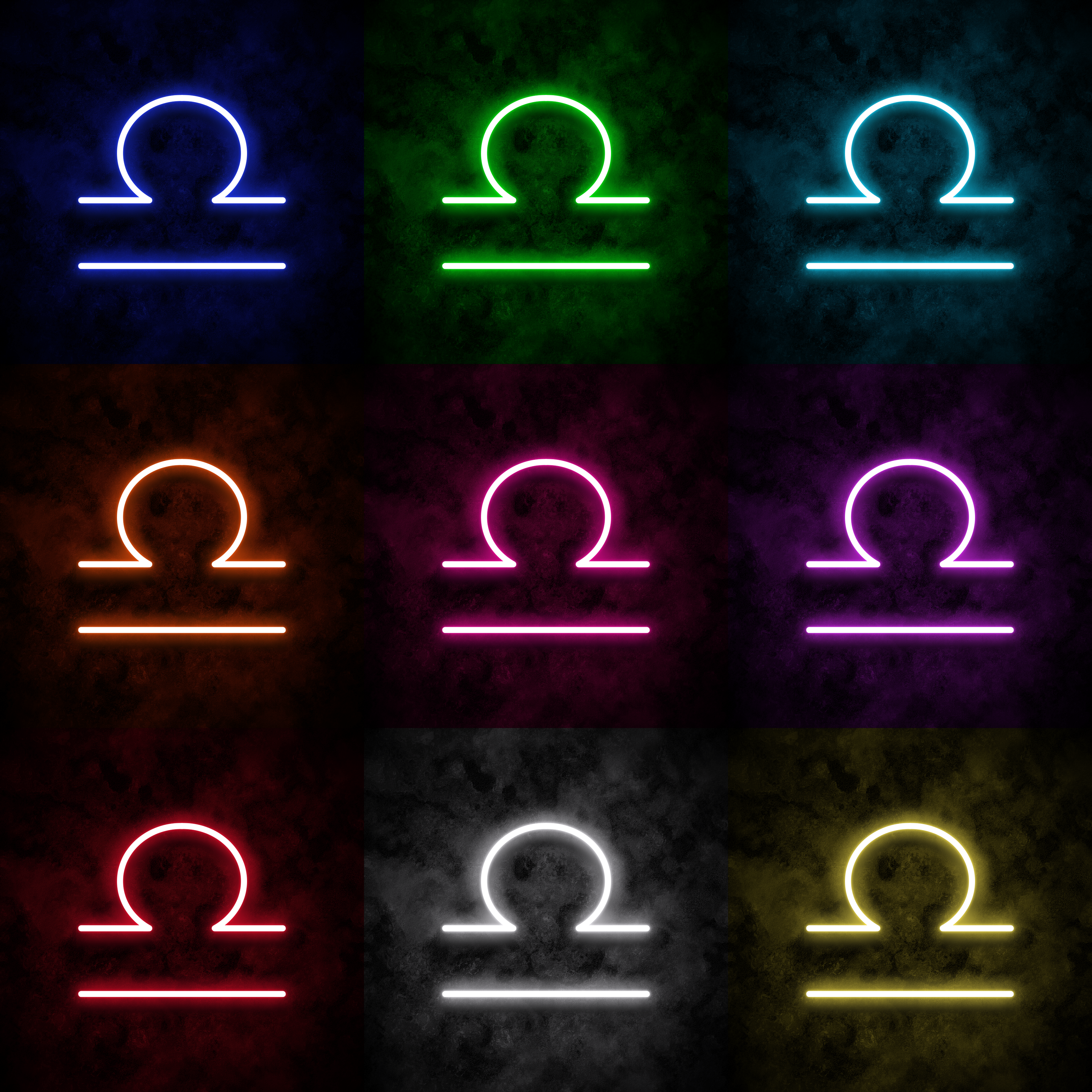 "Libra" Neon Sign