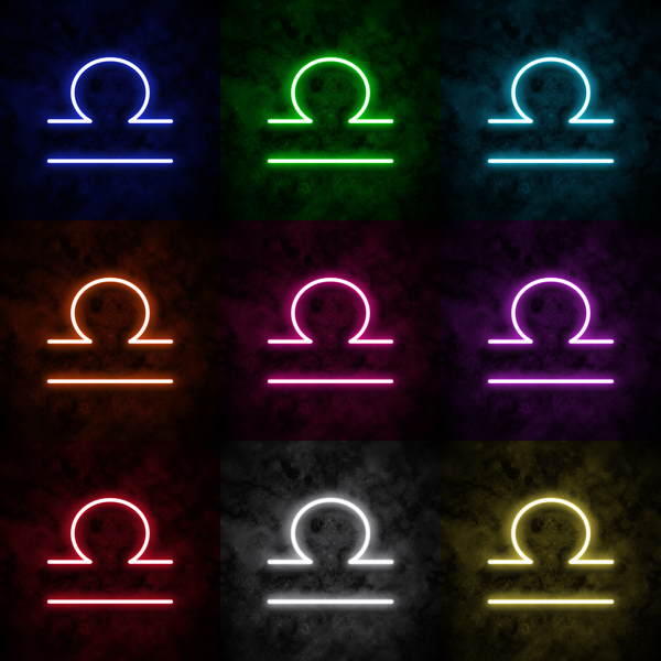 "Libra" Neon Sign