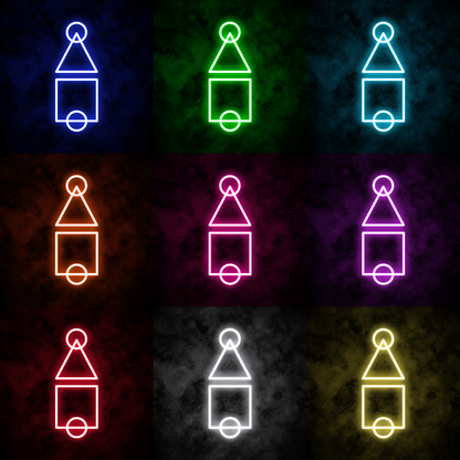 Ojingeo Game Neon Sign Mix