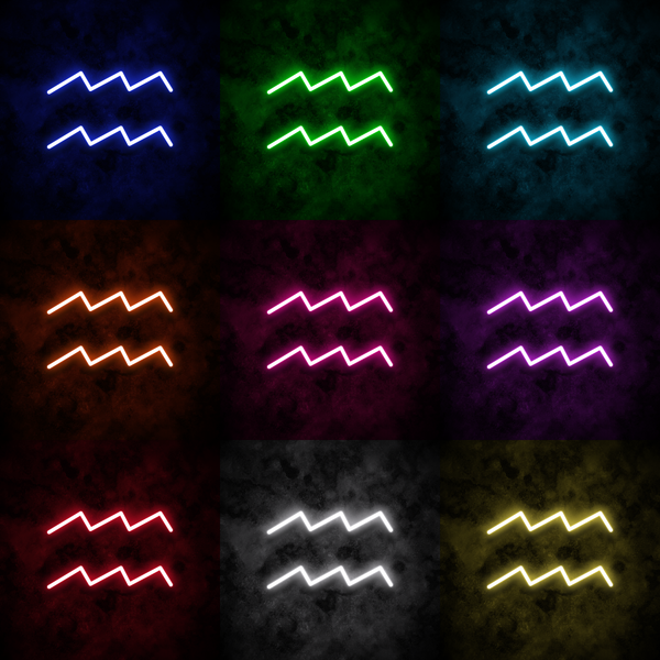 "Aquarius" Neon Sign