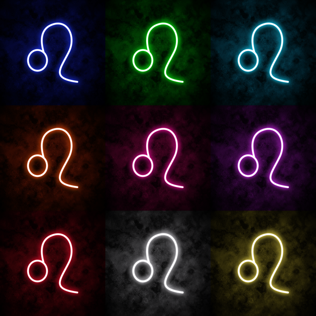 "Leo" Neon Sign