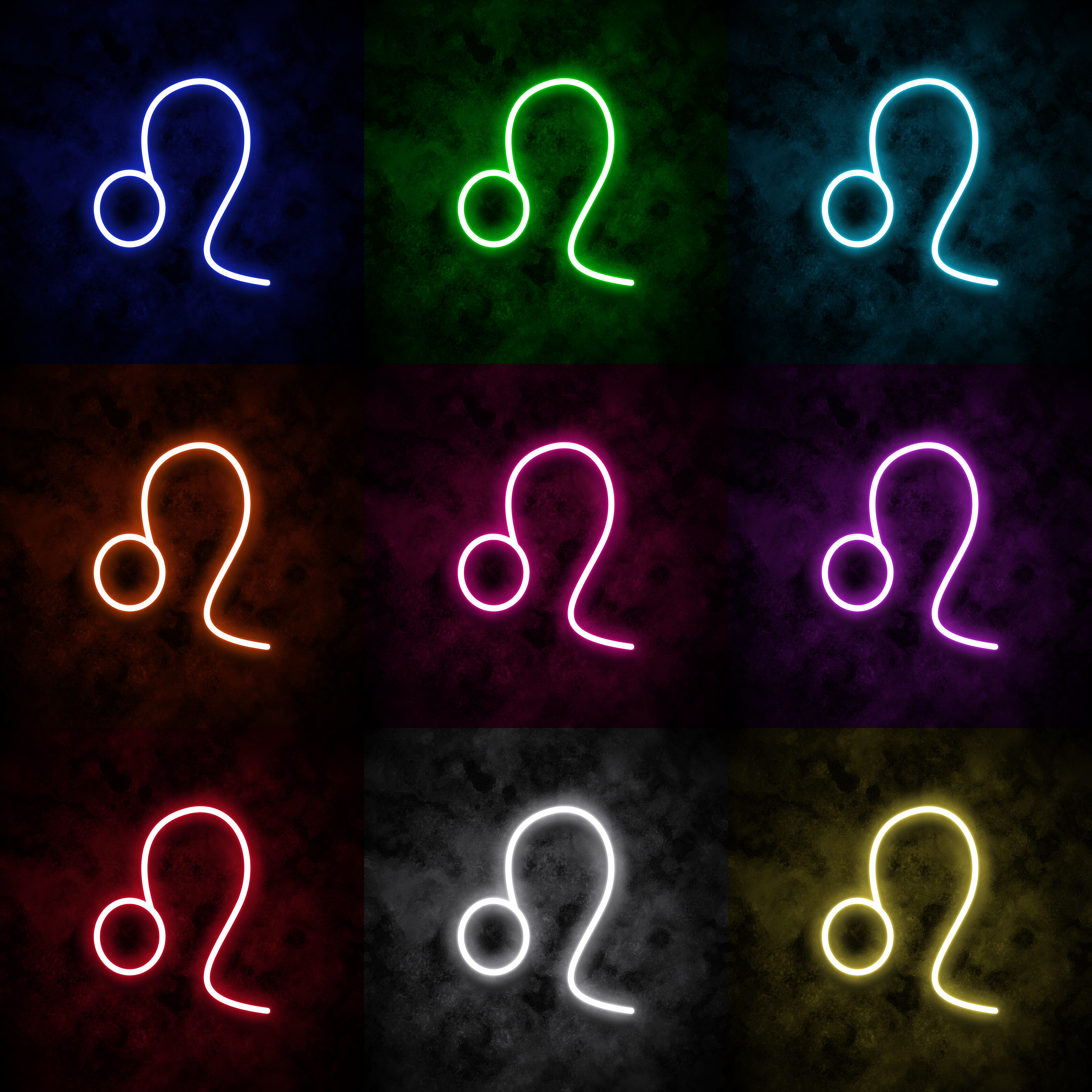 "Leo" Neon Sign