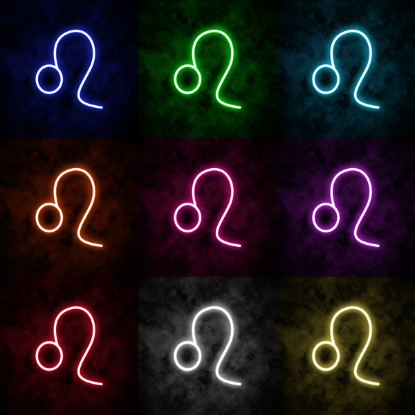 "Leo" Neon Sign
