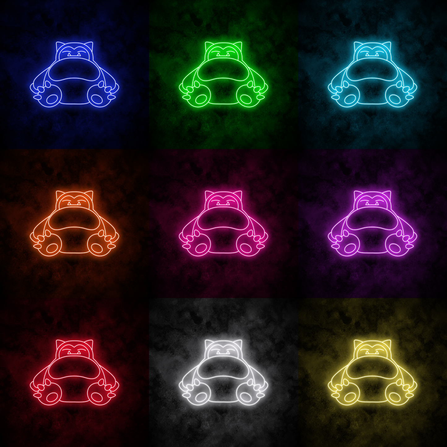 "Snorlax" Neon Sign