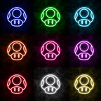 "Super Mushroom" Neon Sign