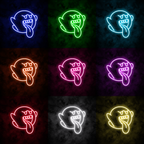 "Boo" Neon Sign