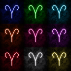 "Aries" Neon Sign