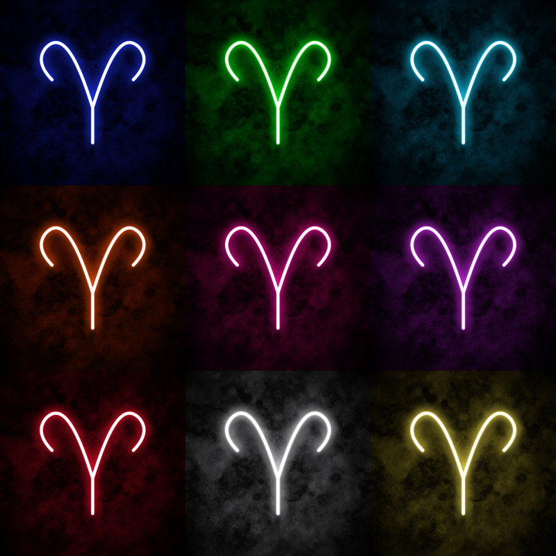 "Aries" Neon Sign