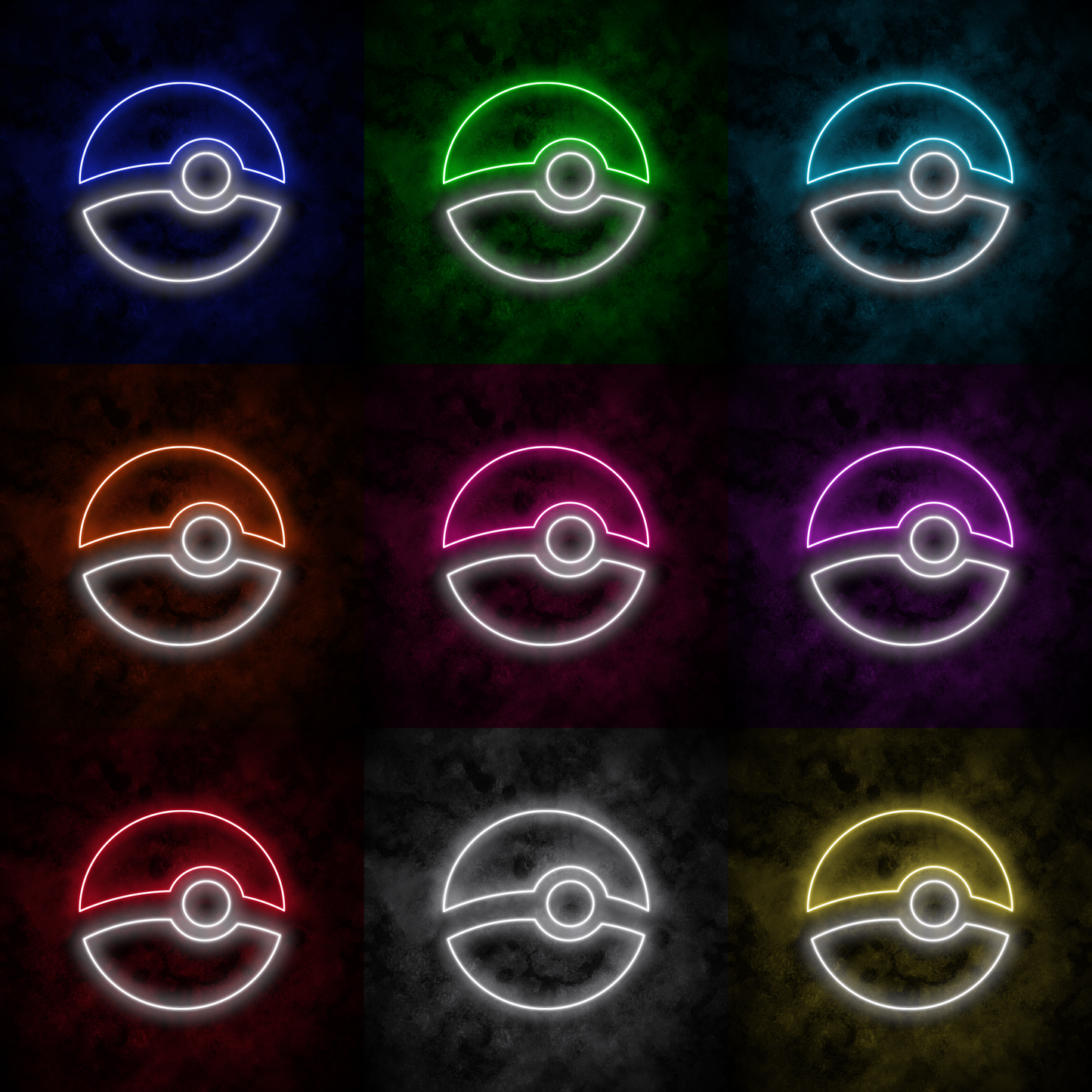 "Poké Ball" Neon Sign