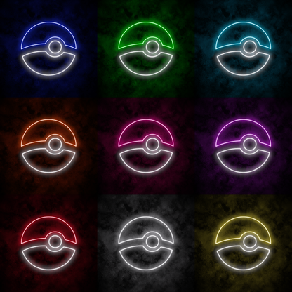 "Poké Ball" Neon Sign