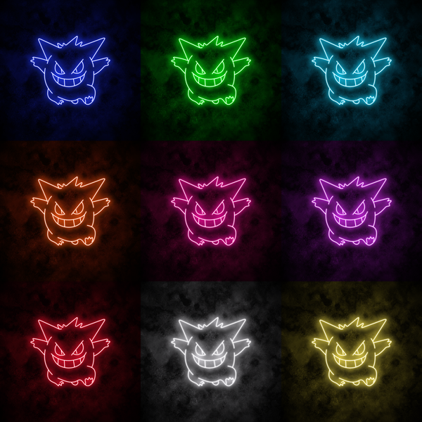 "Gengar" Neon Sign