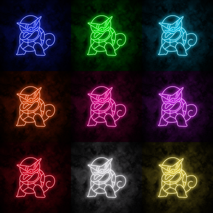 "Squirtle" Neon Sign