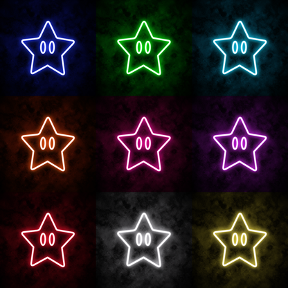 "Super Star" Neon Sign