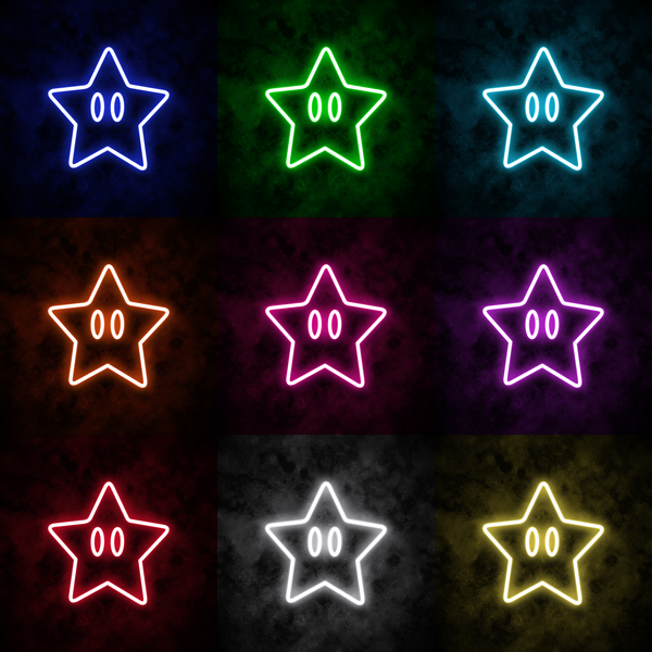 "Super Star" Neon Sign