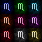 "Scorpio" Neon Sign