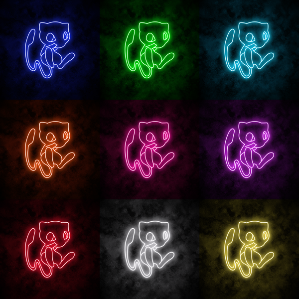 "Mew" Neon Sign