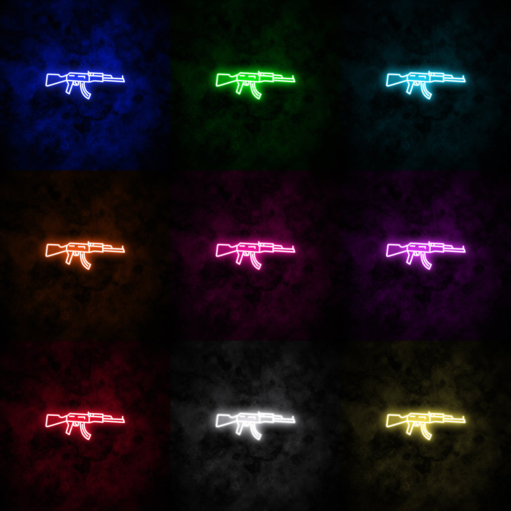 "AK47" Neon Sign