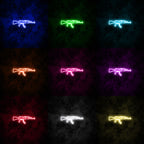 "AK47" Neon Sign