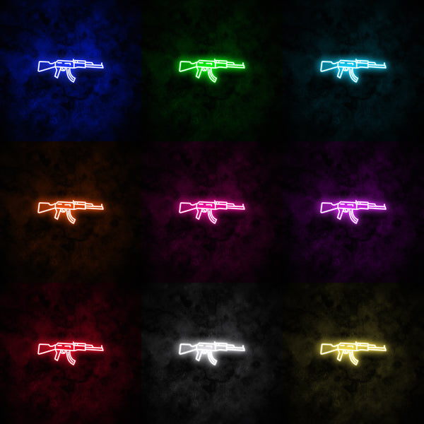 "AK47" Neon Sign