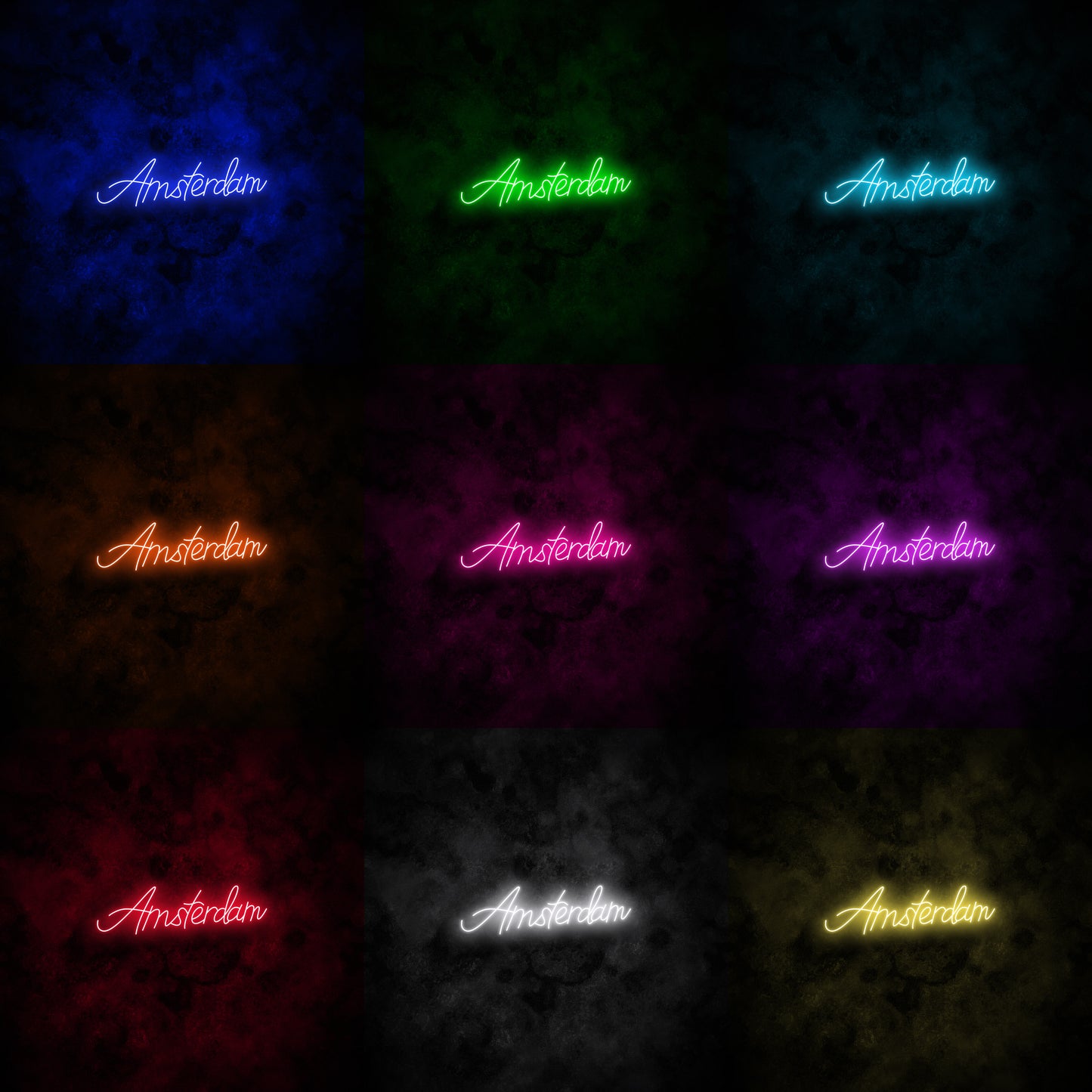 "Amsterdam" Neon Sign