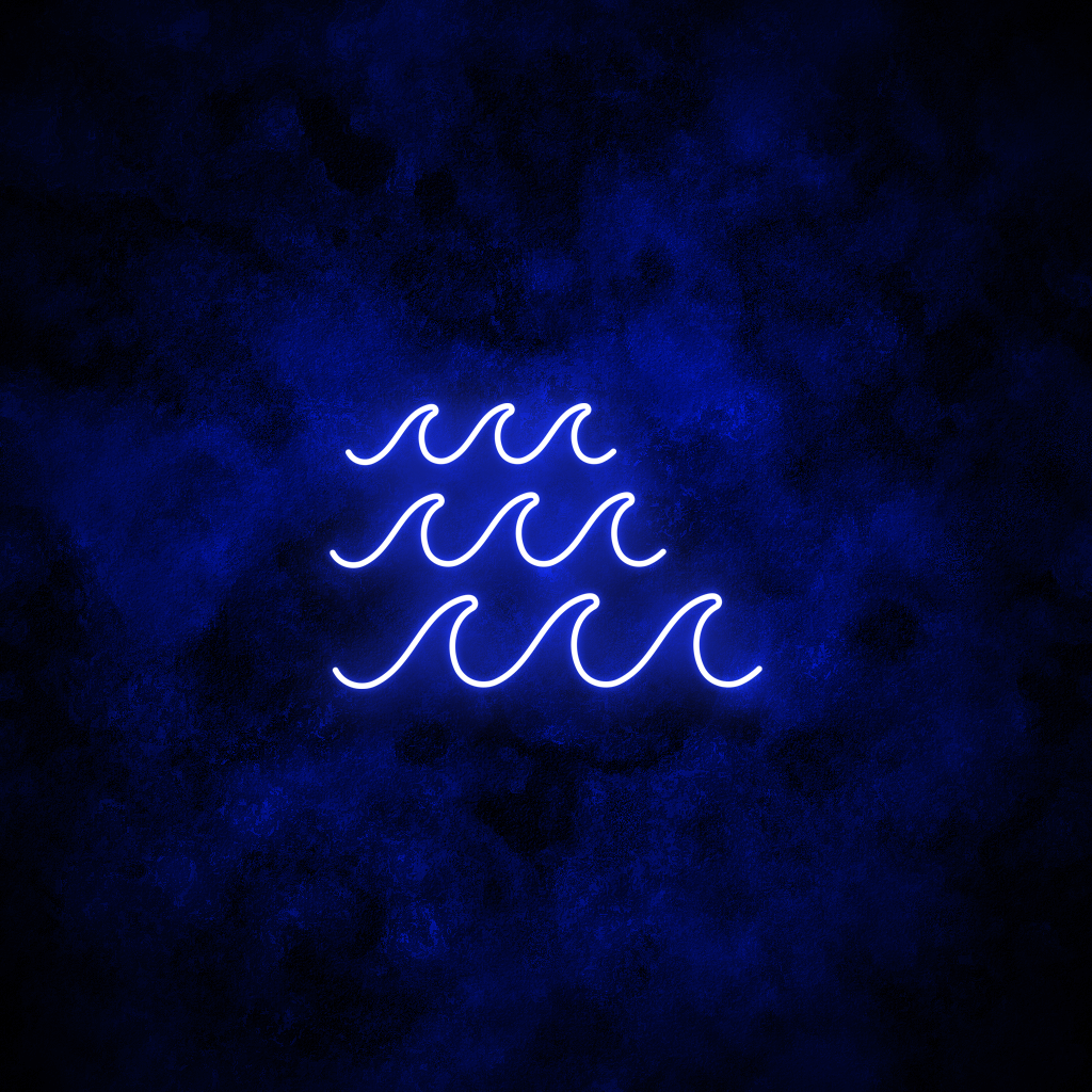 "Wave" Neon Sign
