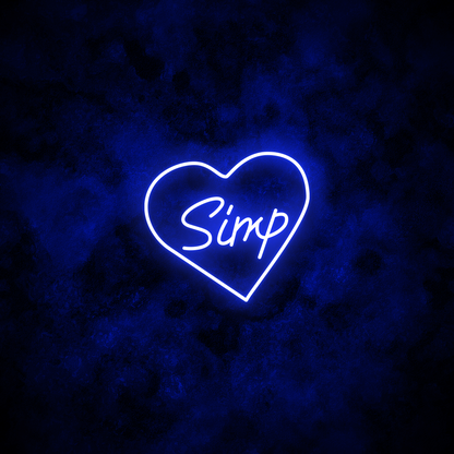 "Simp" Neon Sign