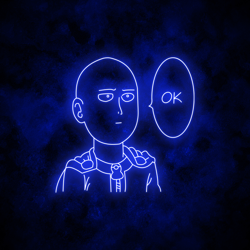 "One Punch Man" Neon Sign