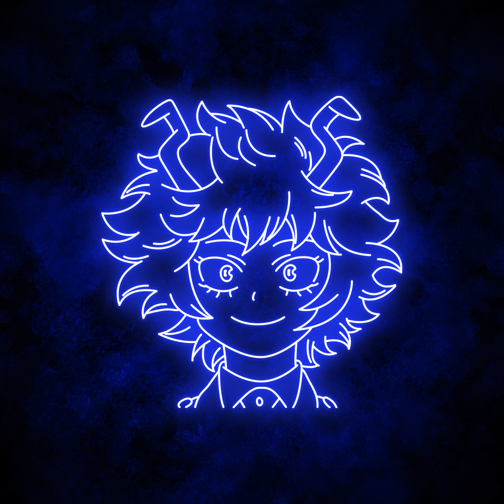 "Mina Ashido" Neon Sign