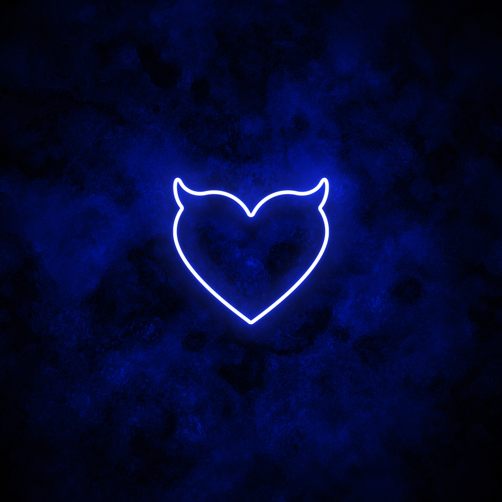 "Devil Heart" Neon Sign
