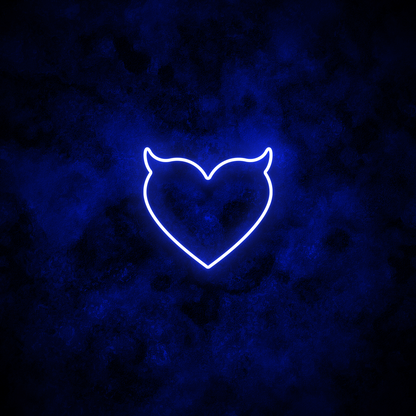 "Devil Heart" Neon Sign