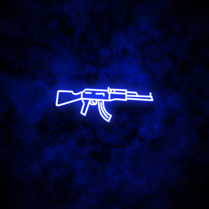 "AK47" Neon Sign