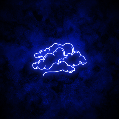 "Clouds" Neon Sign