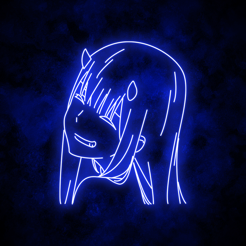 "Zero Two" Neon Sign