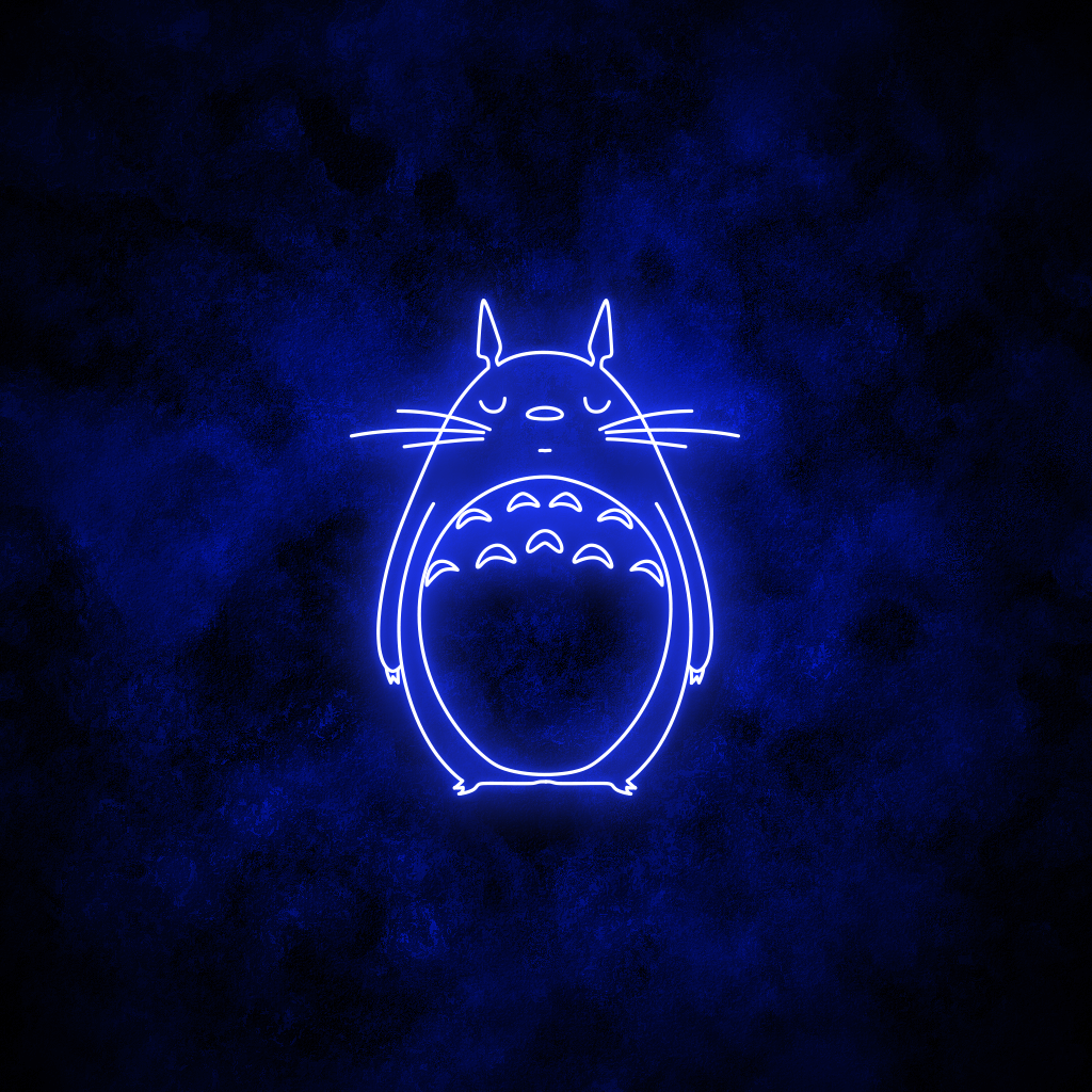 "Totoro" Neon Sign