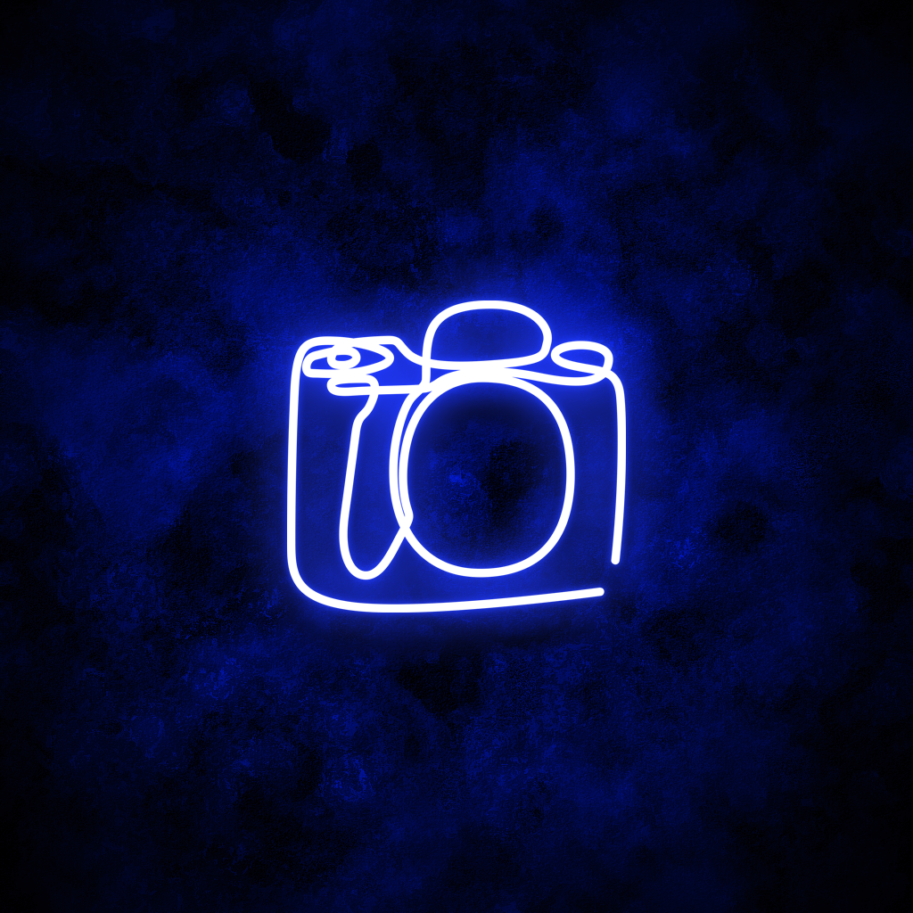"Camera" Neon Sign