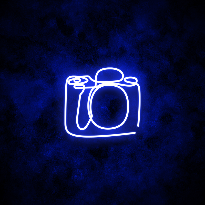 "Camera" Neon Sign