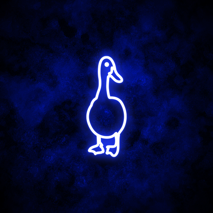"Duck" Neon Sign